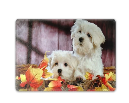 Personalised Rectangular Glass Chopping Board - 27.7cm x 37.7cm.