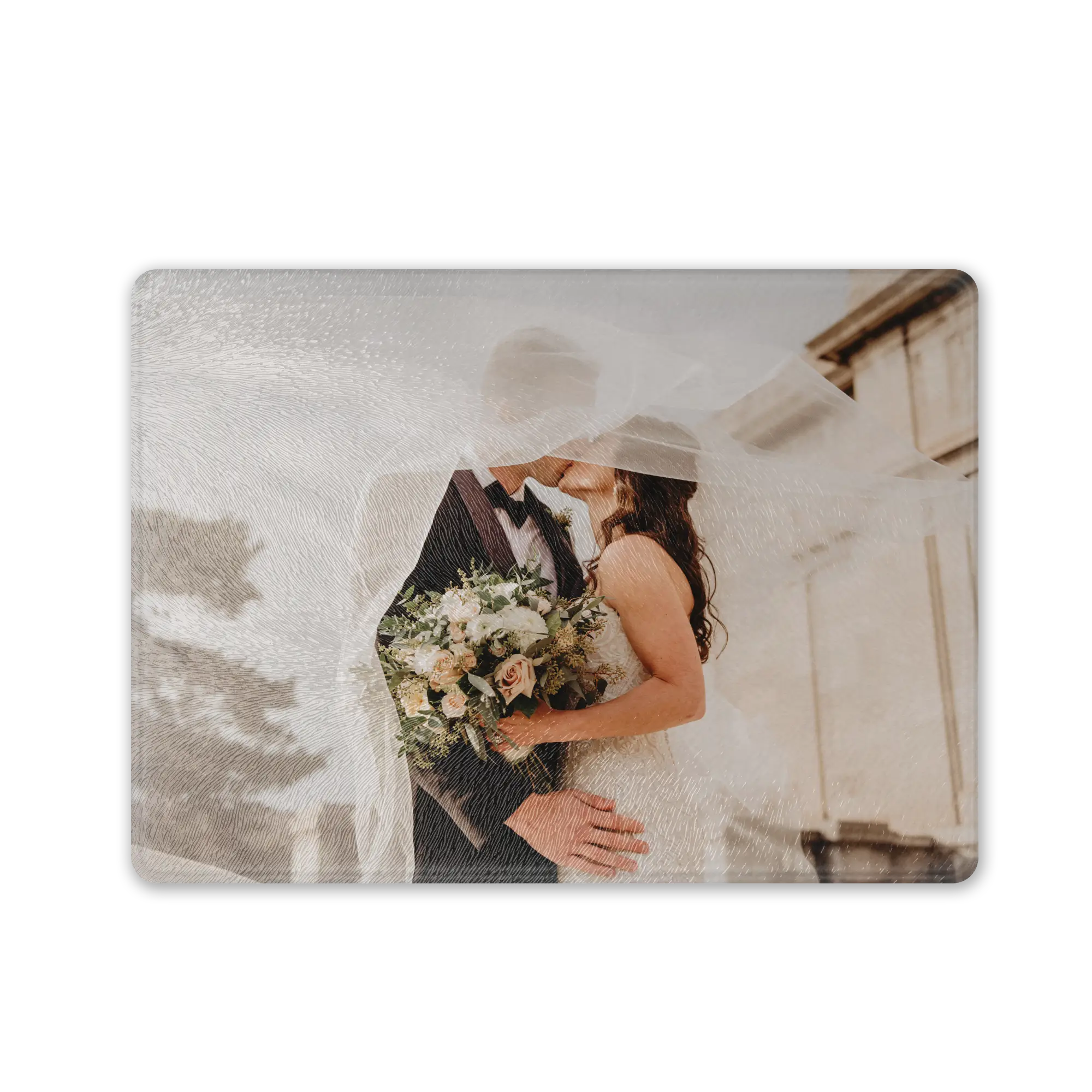 Personalised Rectangular Glass Cheese Board / Table Mat / Chopping Board 20.1 X 30.1cm