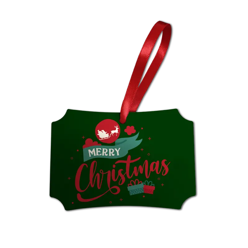 Ornament Gloss White 10 x 7cm