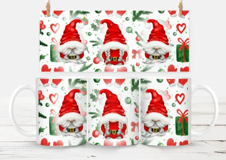 10oz Christmas Mug – White 2