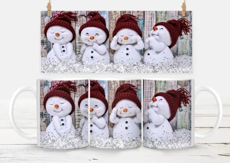 10oz Christmas Mug – White 10