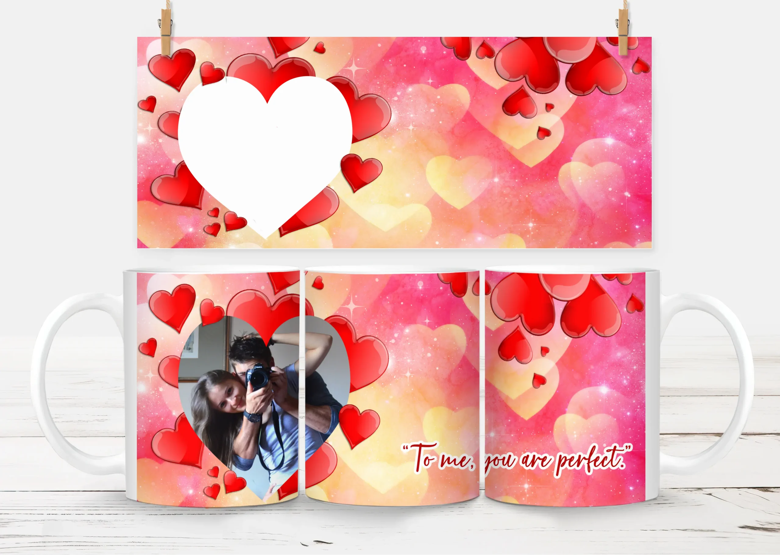 10oz Valentine's Mug-White 1