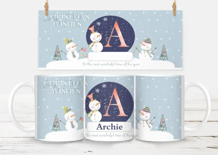 10oz Christmas Mug – White 13