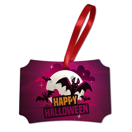 Ornament Gloss White 10 x 7cm - Image 2