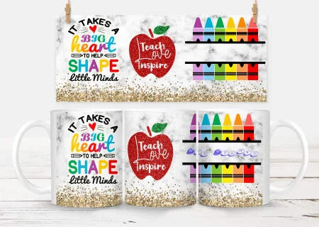 10oz Teacher Mug – White