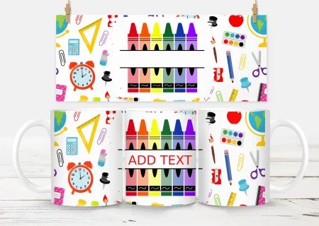 10oz Teacher Mug – White 2