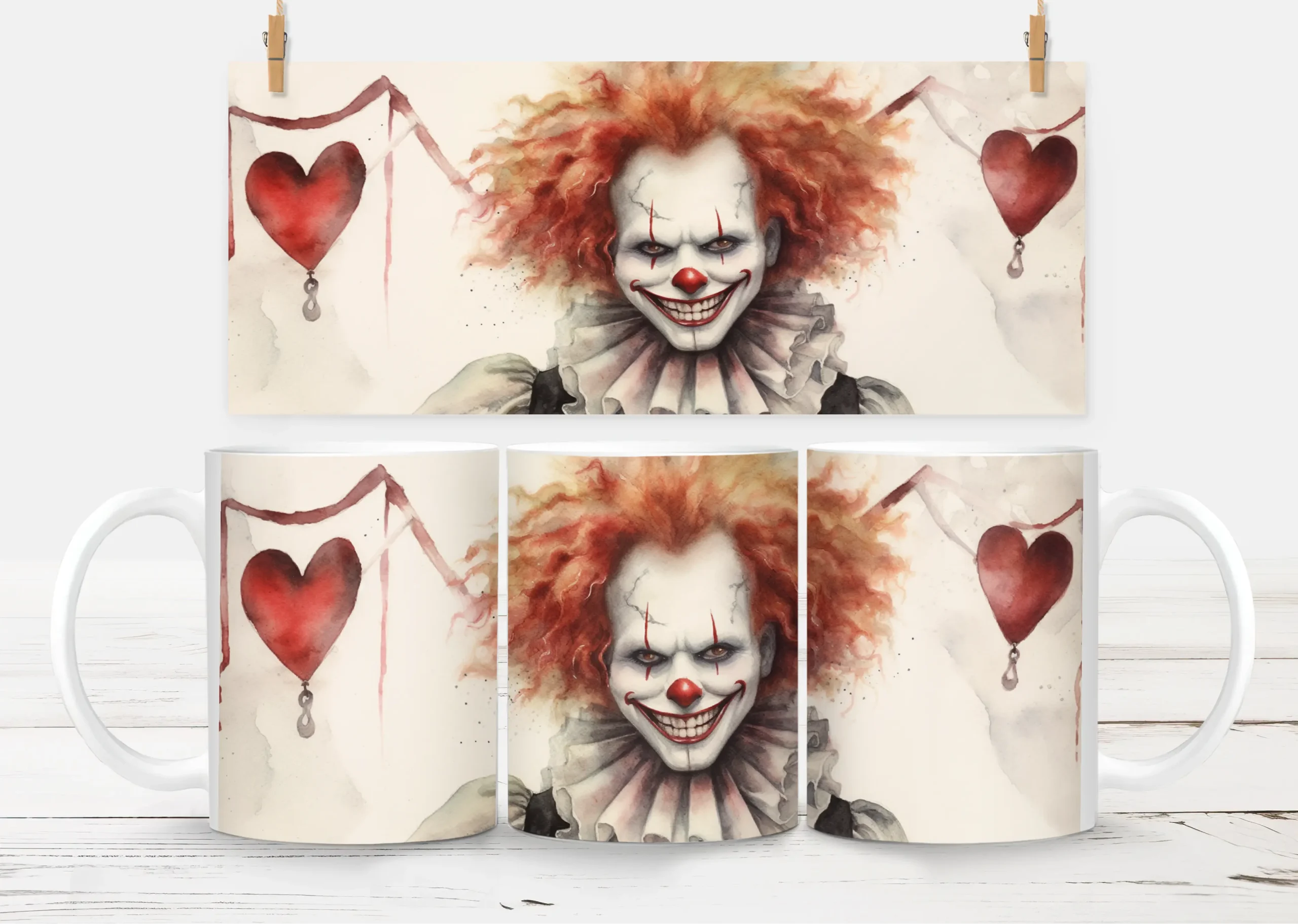 10oz Halloween Mug – White 6