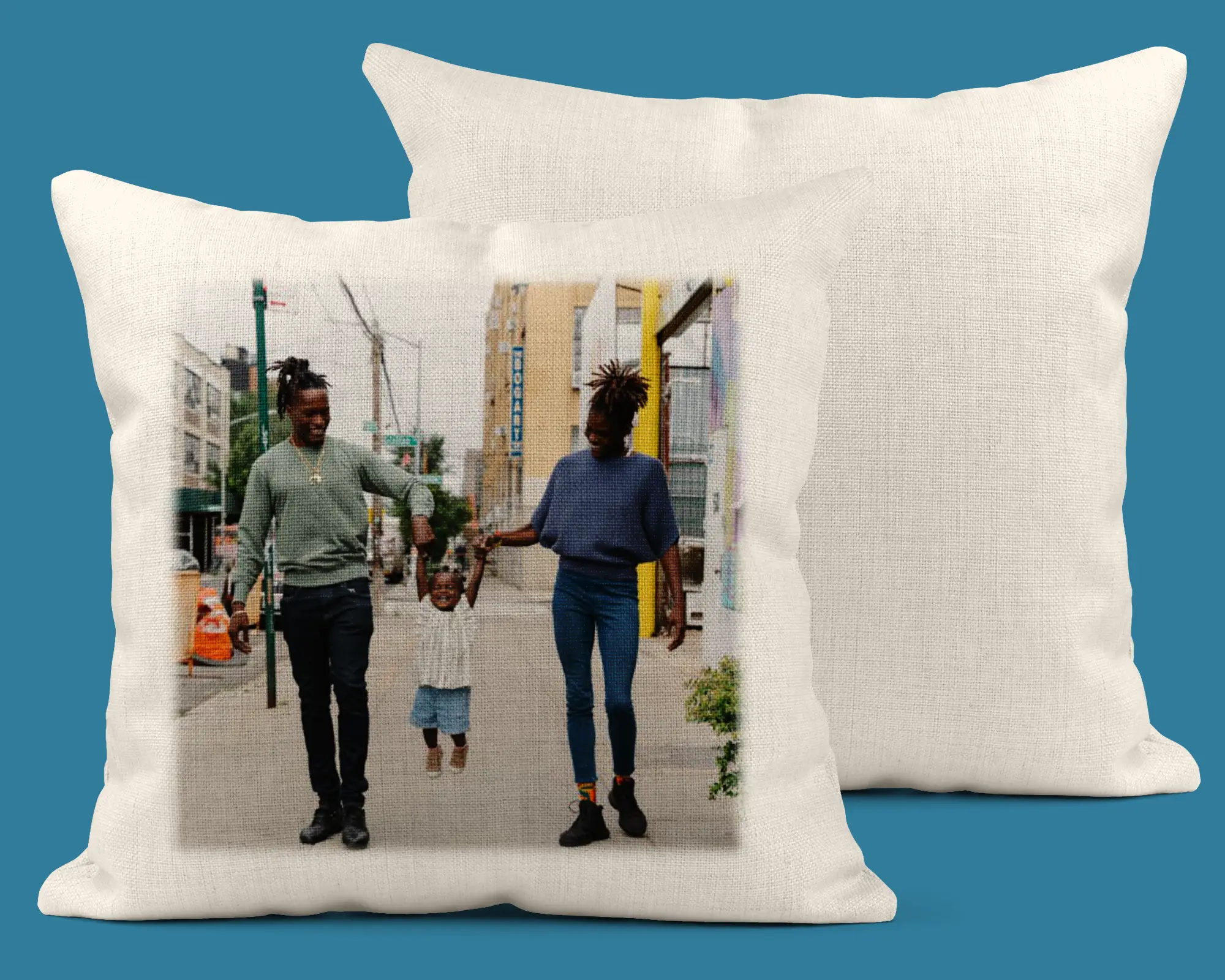 Linen Cushion cover & insert 40 x 40cm (16 x 16″).